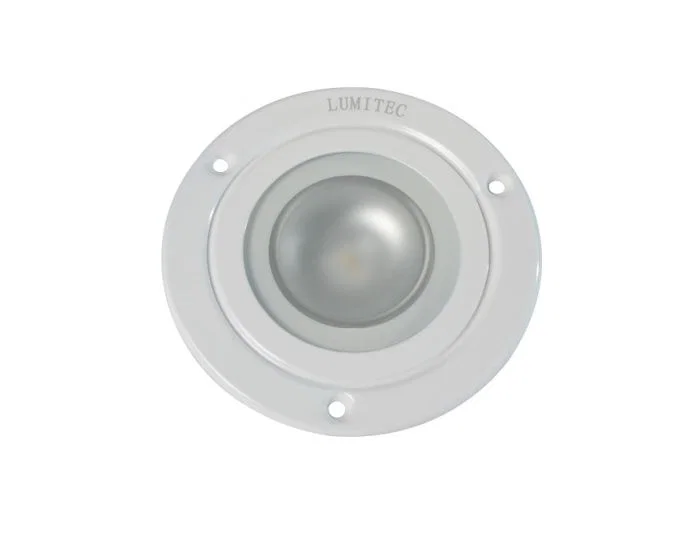 114128 – LUMITEC Boat Deck Light, Flush Mount 6 Watt 10 To 30 Volt DC White Dimming/ Red Non-Dimming/ Blue Non-Dimmin...